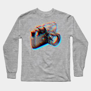 Classic Leica Camera Tribute Design Long Sleeve T-Shirt